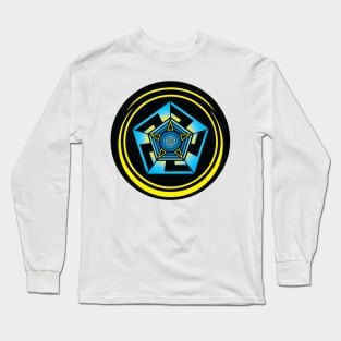 Pentagon Crop Circle Long Sleeve T-Shirt